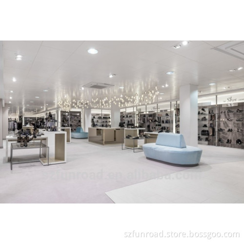 Famous brand women shoe store design